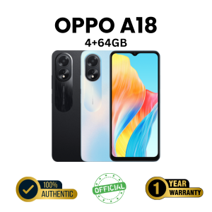 OPPO A18 4GB+64GB 4 5000mAh Large Battery Water & Dust Resistance Official Smartphone