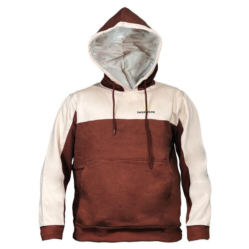 Pullover Hoodie – Deen Over Duniye(Rust Brown & Light Pink combination)