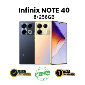 Infinix NOTE 40 8+256GB In-Display Fingerprint Official Smartphone