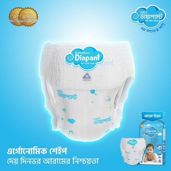 Bashundhara Diapant L (9-14 kg) 34 Pcs in Pack