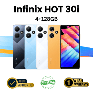 Infinix Hot 30i 4+128GB Fast Charge with 5000mAh Battery Official Smartphone