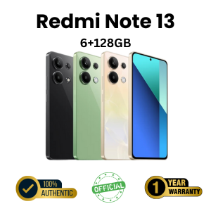 Redmi Note 13 6+128GB  Super-clear 108MP triple camera Official Smartphone