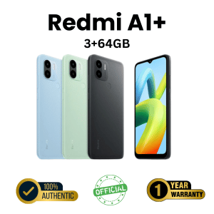 Redmi A1+ 3/64GB 8MP dual camera Fingerprint sensor Official Smartphone