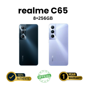 Realme C65 8GB/256GB 45W Fast Charge 5000mAh Battery Official Smartphone