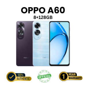 OPPO A60 8GB + 128GB 5000mAh Battery with Four-year Longevity Official Smartphone