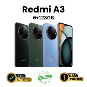 Redmi A3 6GB+128GB Refined and stylish design Official Smartphone