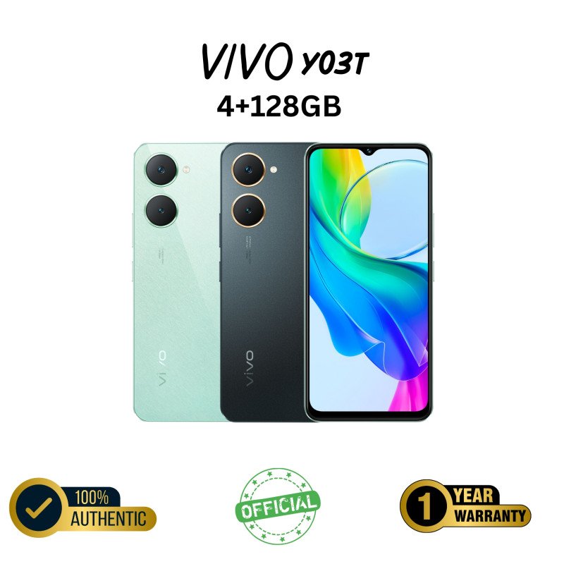 Y03t Smartphone – 4GB RAM, 128GB Storage, 5000mAh Battery, 90Hz Display